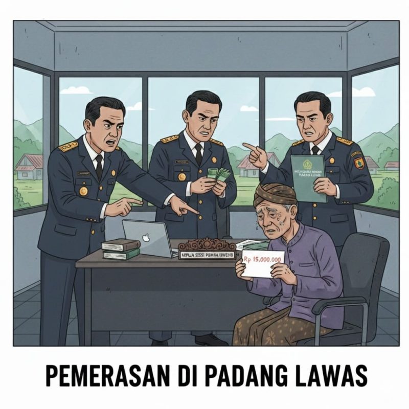 Ilustrasi Tiga Orang Jaksa Padang Lawas Lakukan Pemerasan Terhadap Kepala Desa